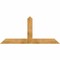 Ekena Millwork Portland Rough Sawn Timber Gable Bracket, Western Red Cedar, 72"W x 33"H x 4"D x 6"F, 11/12 Pitch GBW072X33X0406POR00RWR - alternate 1